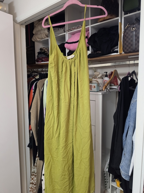 Dresses & Skirts - Salt and Sea from Kuaui Lime Green Slip Maxi Dress